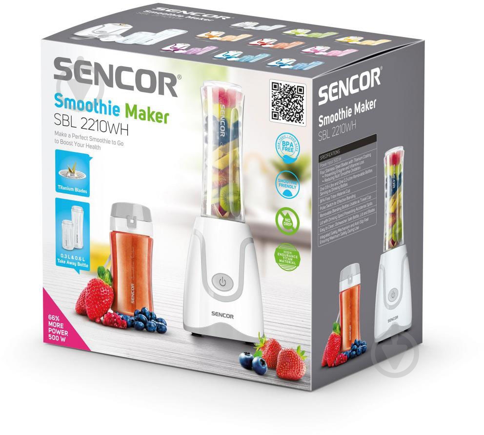 Блендер стационарный Sencor SBL2210WH - фото 11