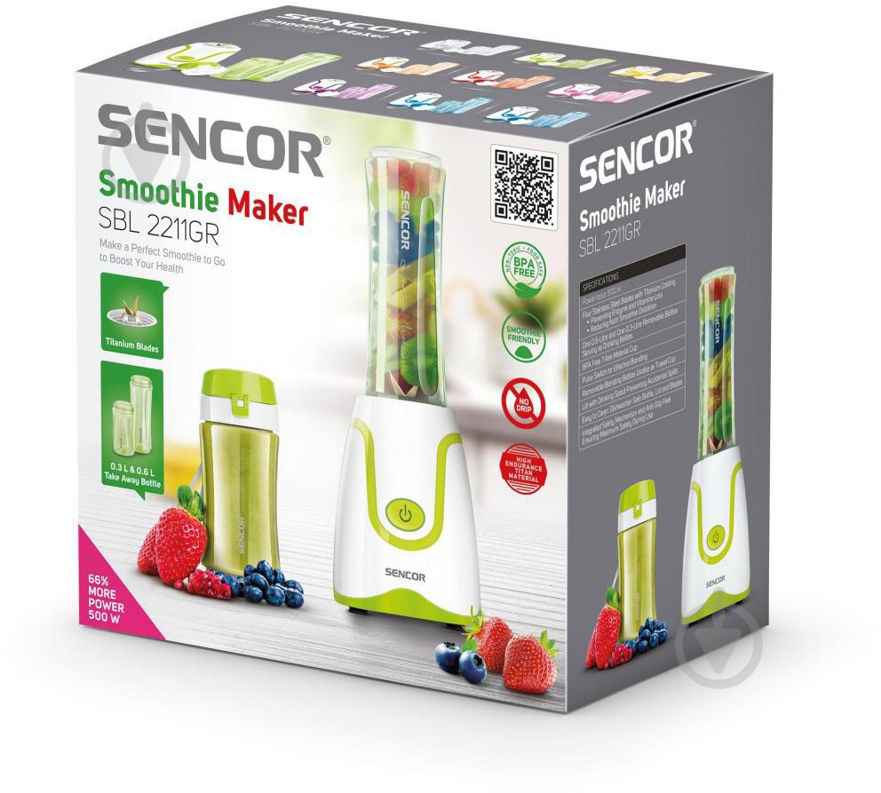Блендер стаціонарний Sencor SBL2211GR - фото 11