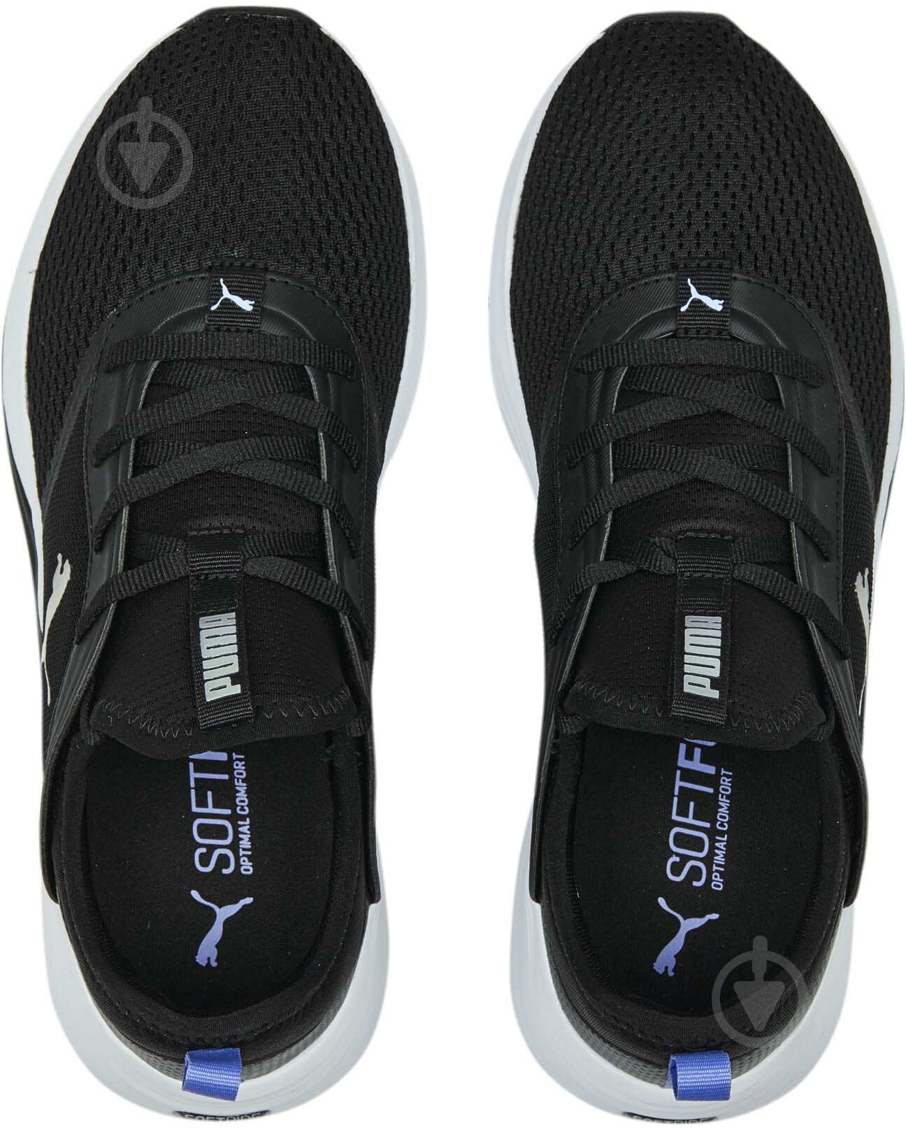 Кроссовки женские демисезонные Puma SOFTRIDE RUBY NOVA SHINE WN 37790601 р.38,5 черные - фото 4