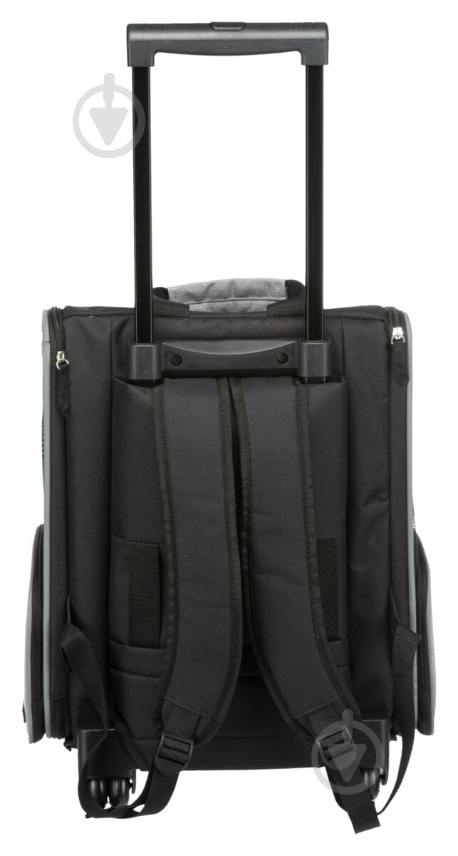 Сумка-рюкзак Trixie для собак Trolley из полиэстера черный с серым до 8 кг (2880) - фото 3 Сумка-рюкзак Trixie для собак Trolley из полиэстера черный с серым до 8 кг (2880) - фото 3