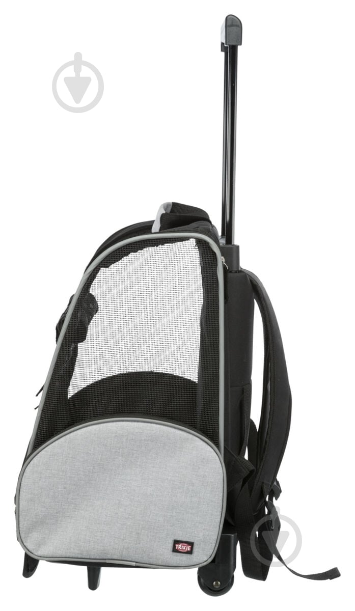 Сумка-рюкзак Trixie для собак Trolley из полиэстера черный с серым до 8 кг (2880) - фото 6 Сумка-рюкзак Trixie для собак Trolley из полиэстера черный с серым до 8 кг (2880) - фото 6