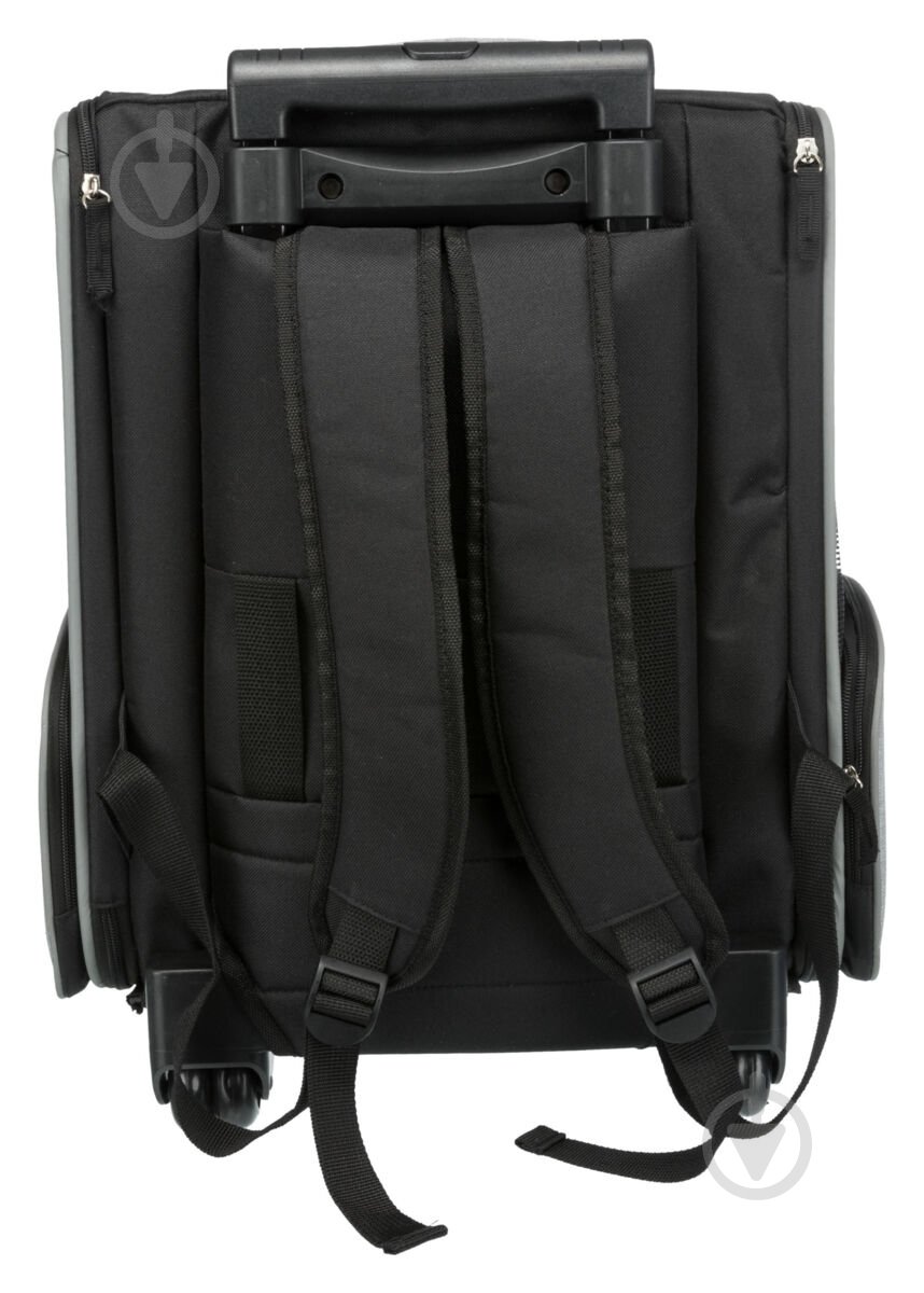 Сумка-рюкзак Trixie для собак Trolley из полиэстера черный с серым до 8 кг (2880) - фото 8 Сумка-рюкзак Trixie для собак Trolley из полиэстера черный с серым до 8 кг (2880) - фото 8