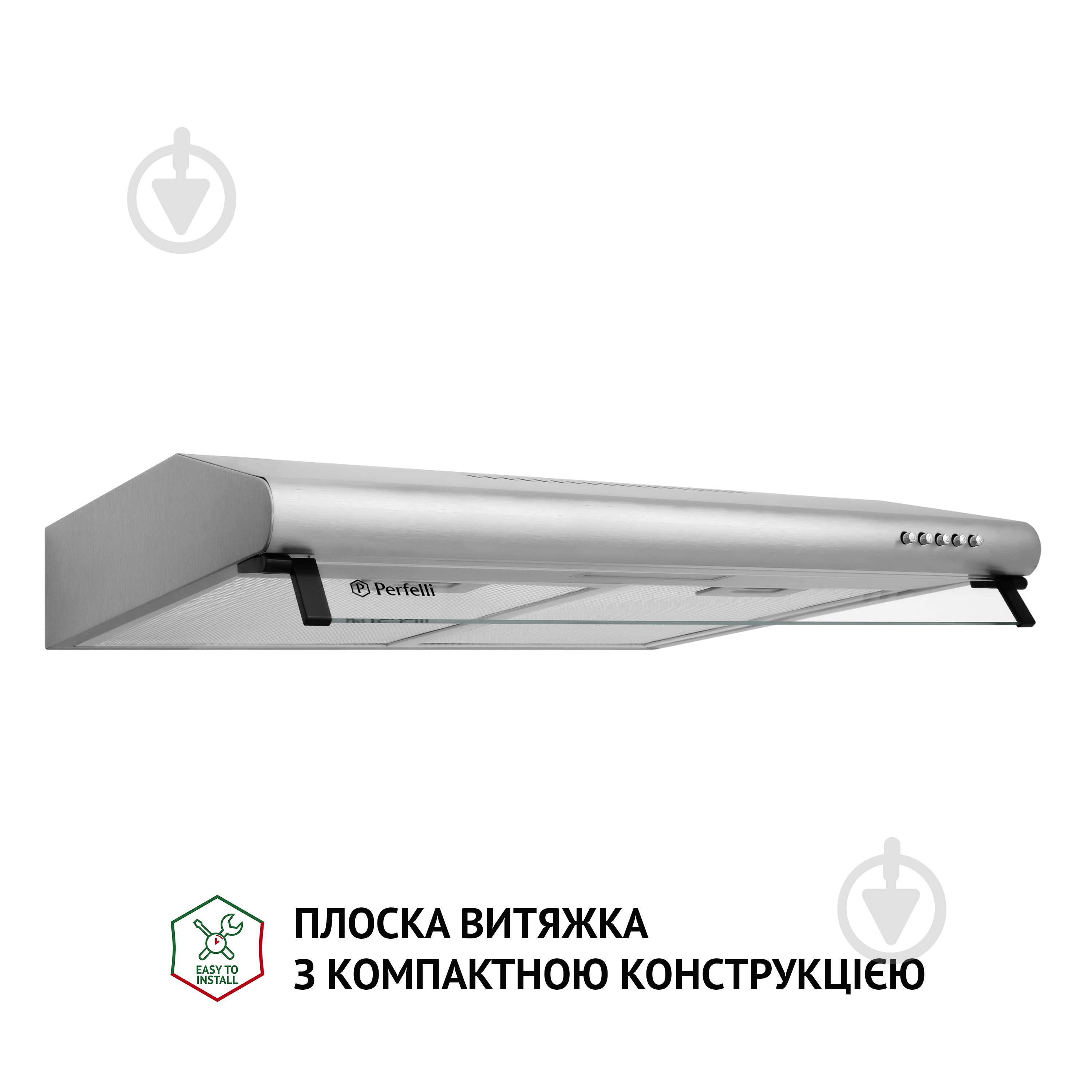 Вытяжка Perfelli PL 6144 I LED плоская - фото 2