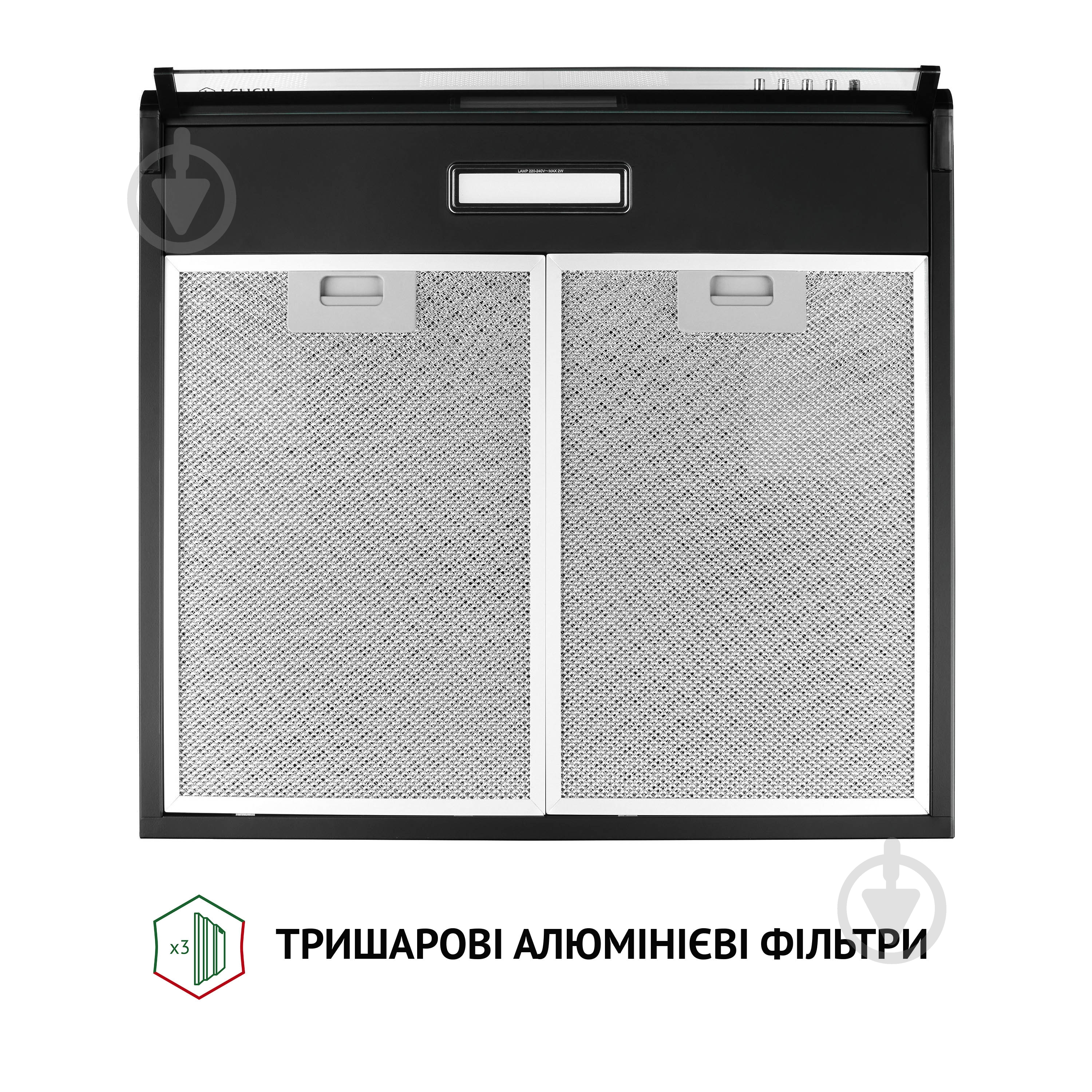 Вытяжка Perfelli PL 5144 BL LED плоская - фото 7