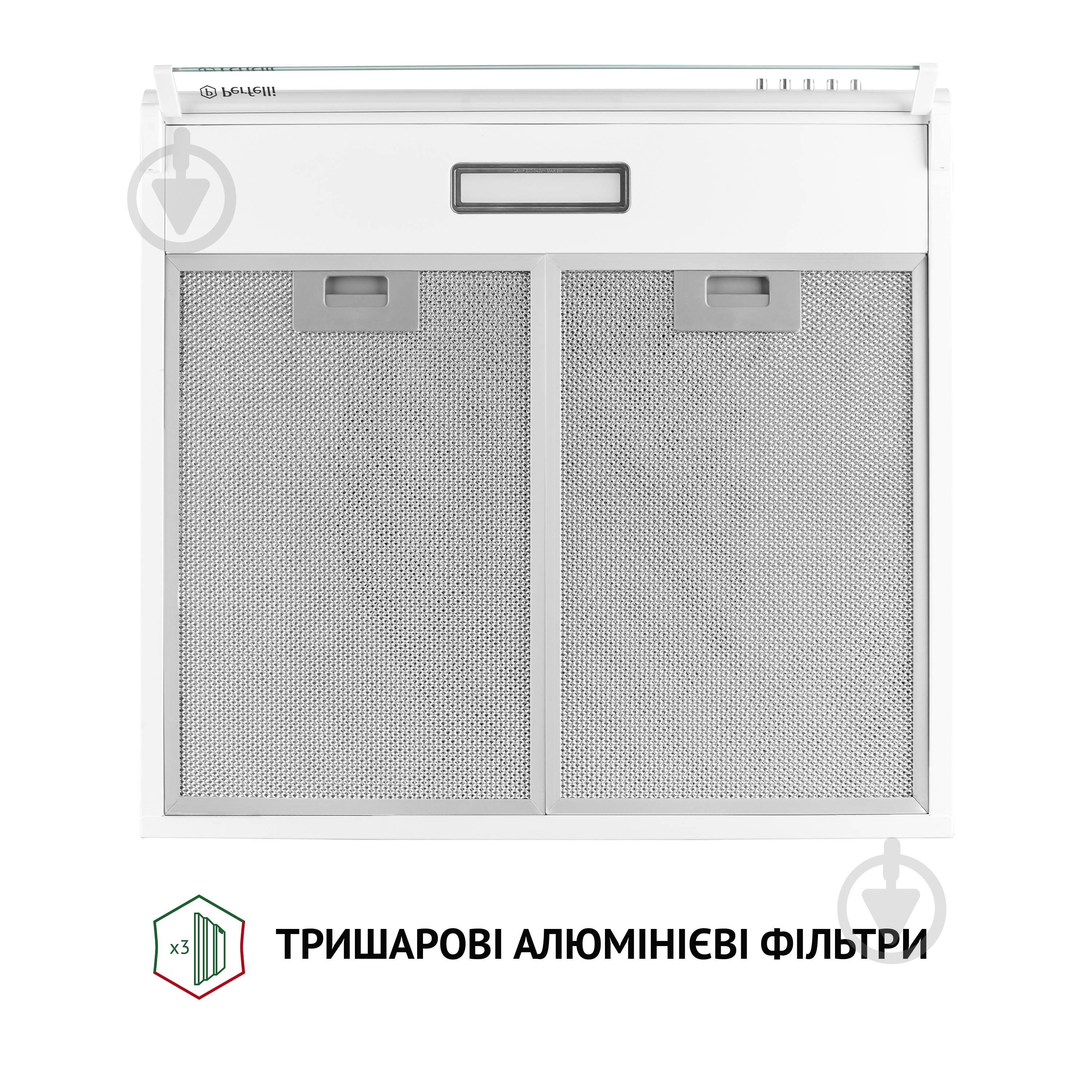 Витяжка Perfelli PL 5144 W LED пласка - фото 7