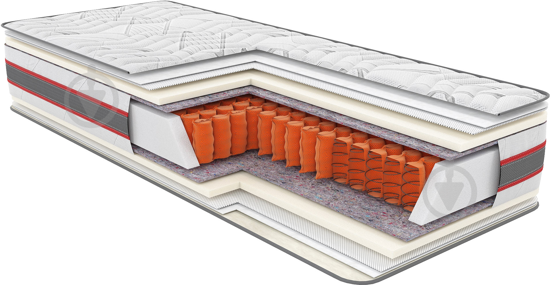 Матрас пружинный Аргон Extra Come-for 80x190 см - фото 1