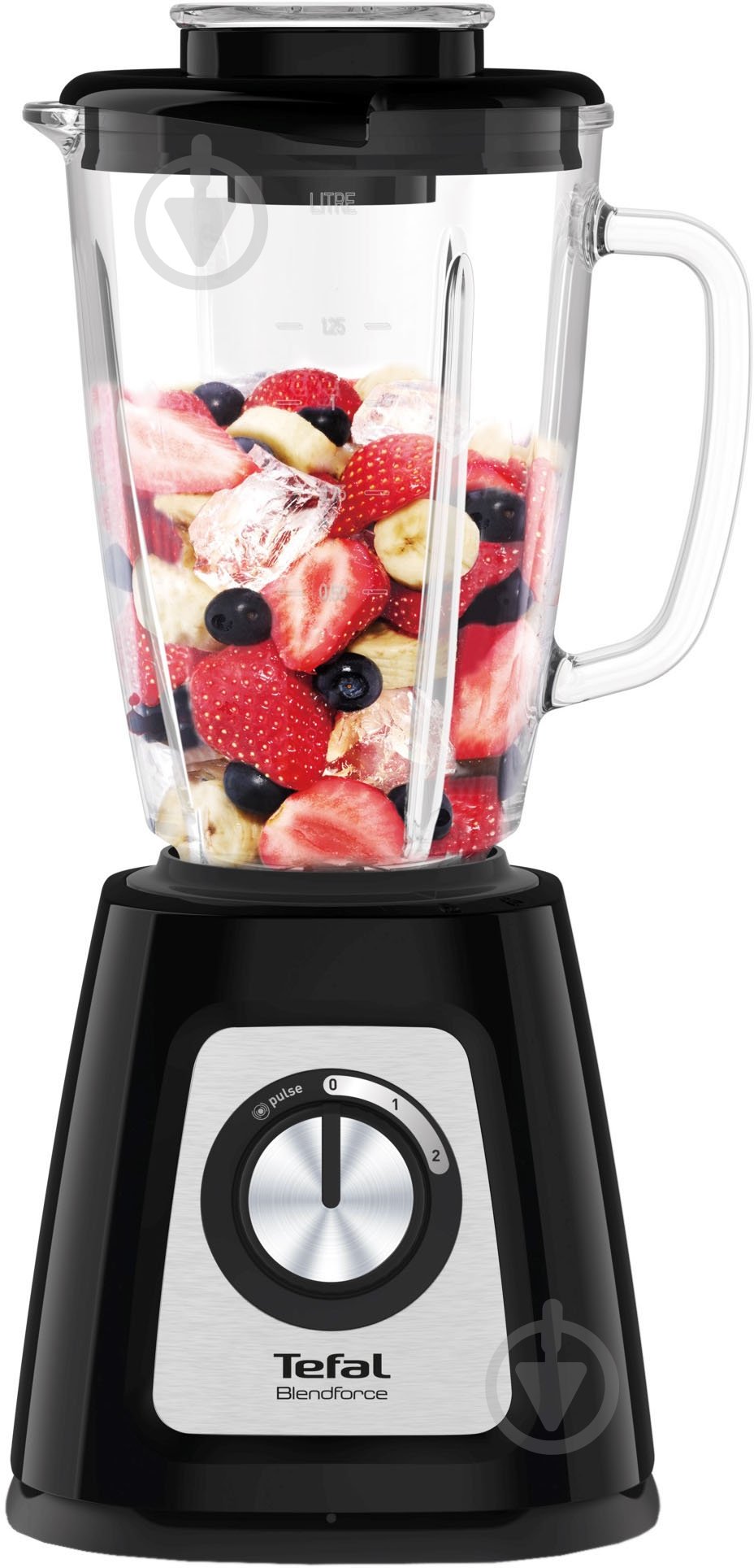 Блендер стаціонарний Tefal BLENDFORCE 2 BL438831 черный с серебристым - фото 4