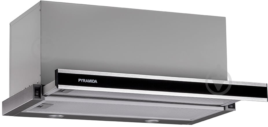 Витяжка Pyramida TL 60 (1100) G IX BL - фото 2 Витяжка Pyramida TL 60 (1100) G IX BL - фото 2