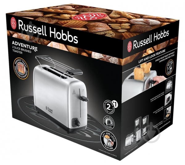 Тостер Russell Hobbs 24080-56 Adventure - фото 6 Тостер Russell Hobbs 24080-56 Adventure - фото 6