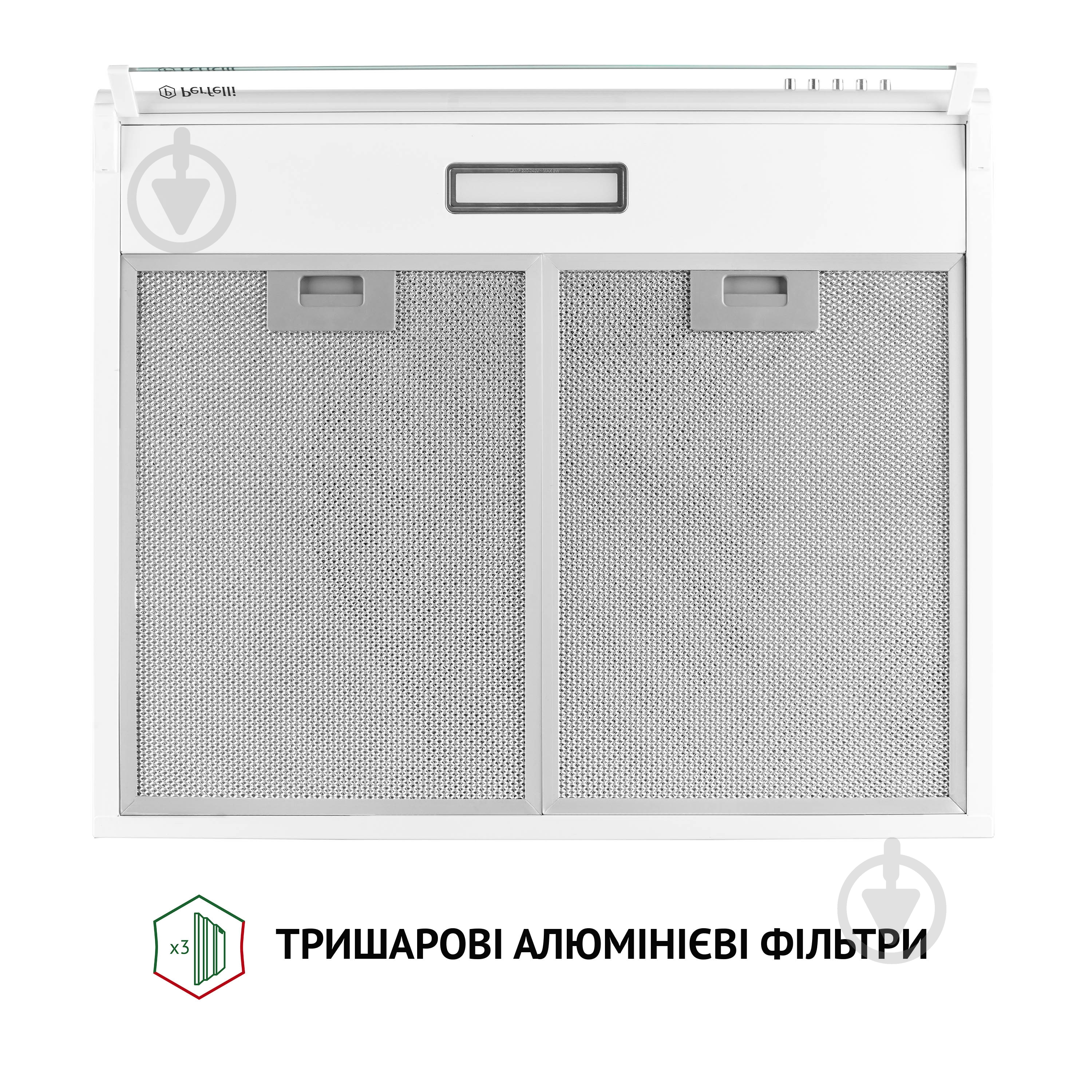 Витяжка Perfelli PL 6144 W LED пласка - фото 7