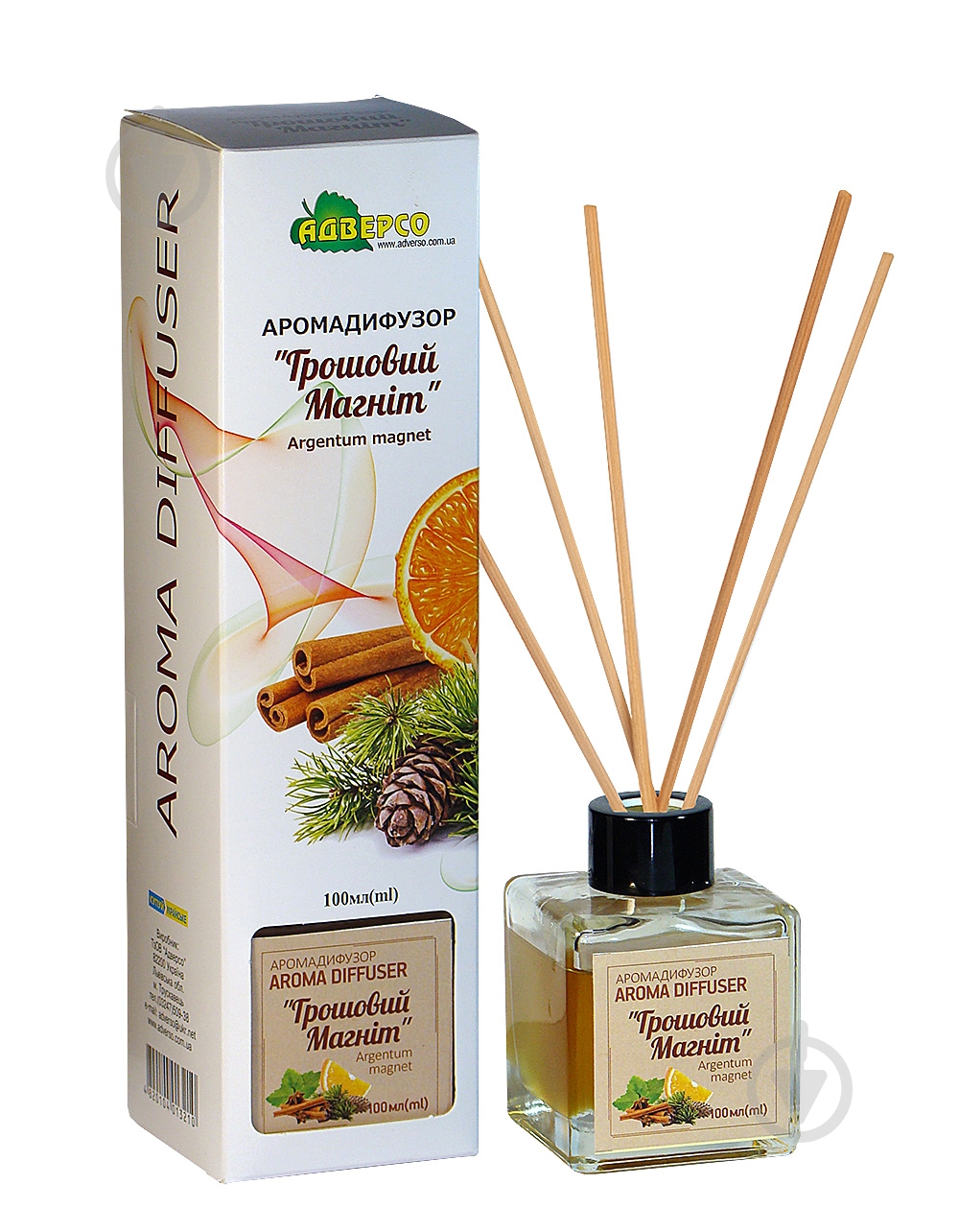 Аромадиффузор Адверсо Денежный магнит 100 мл - фото 1