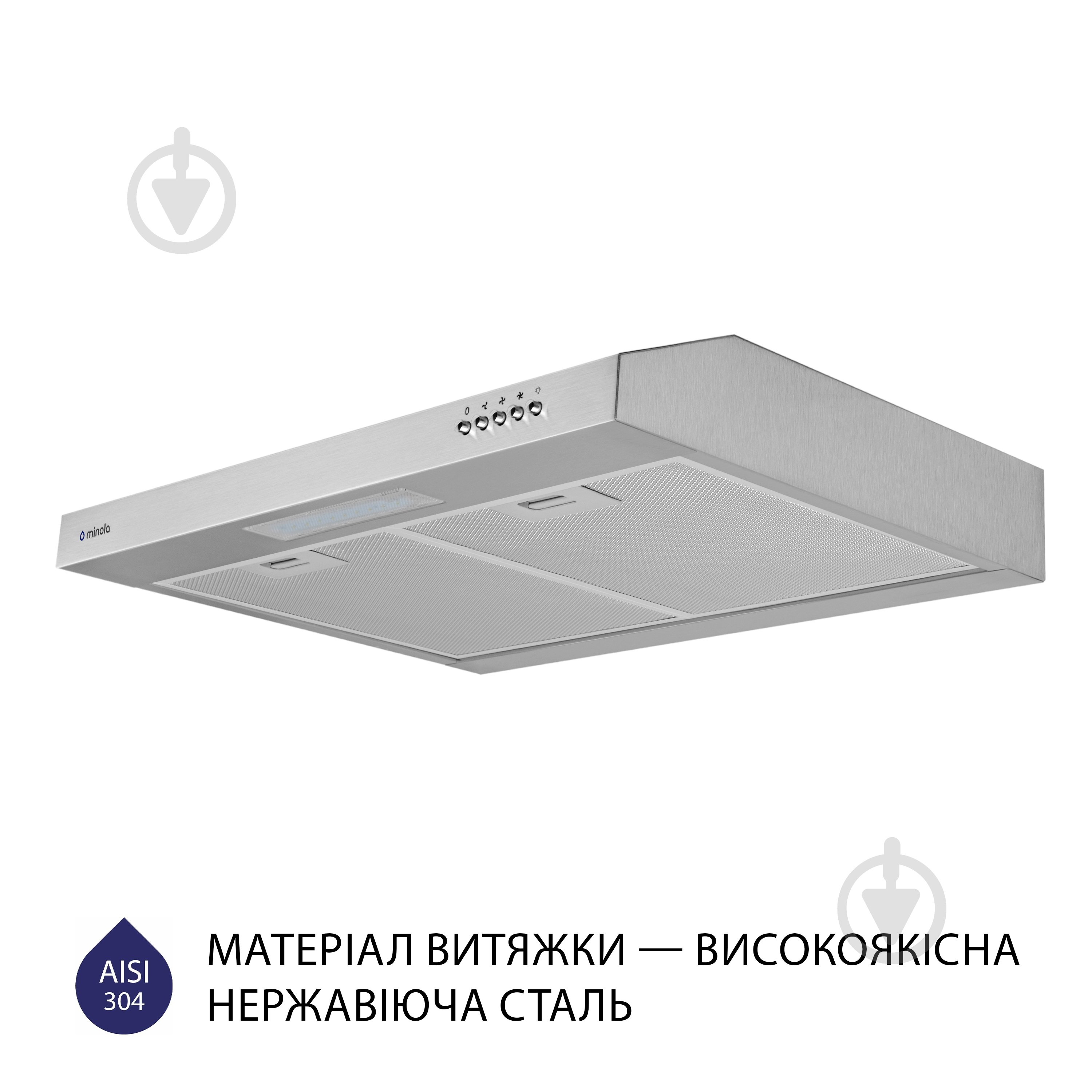 Витяжка Minola HPL 612 I пласка - фото 3