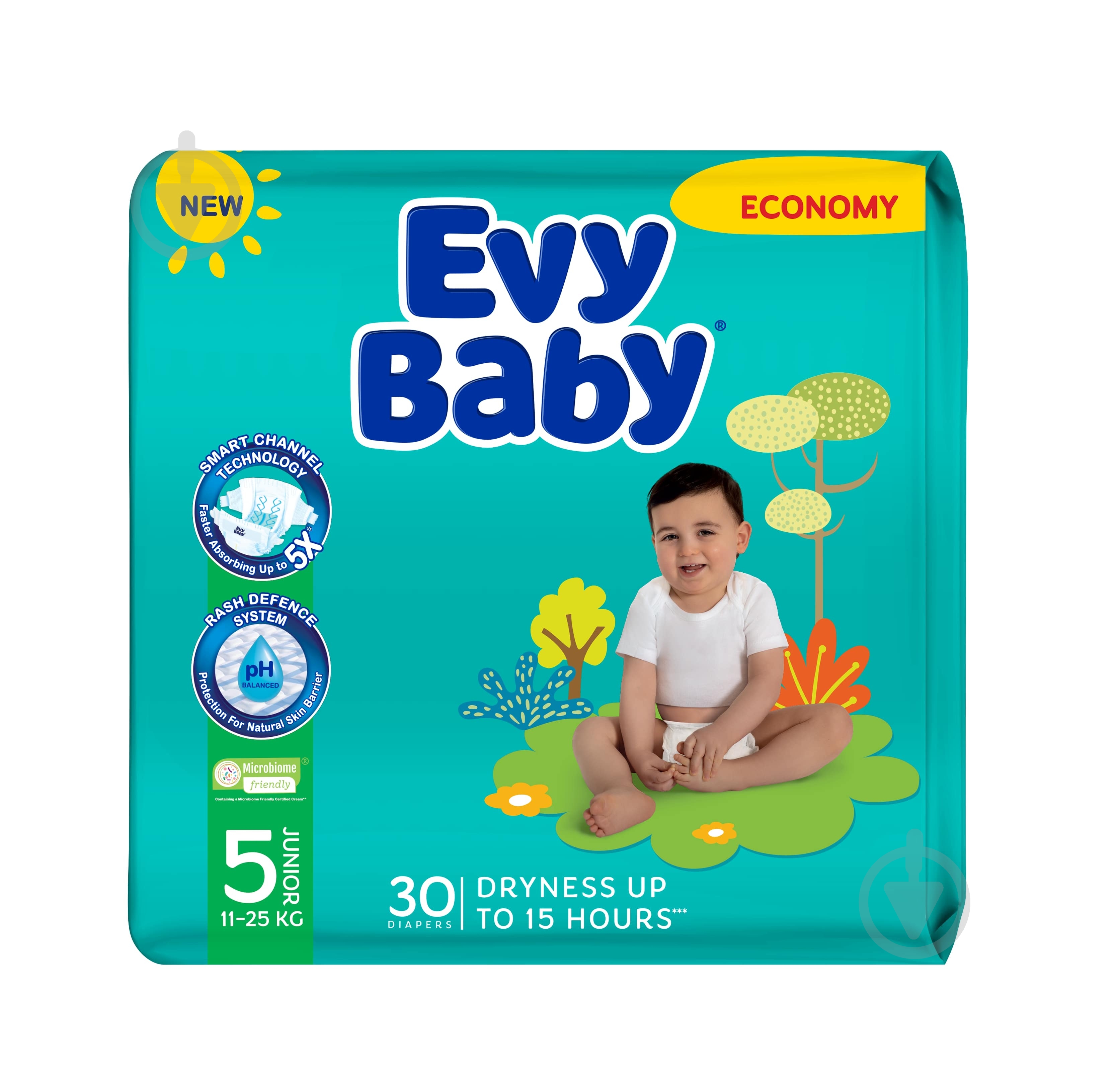 Підгузки Evy Baby Junior L 11-22 кг 30 шт. - фото 1