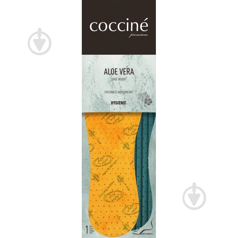 Стельки Aloe Vera COCCINE р.38 зеленый - фото 1
