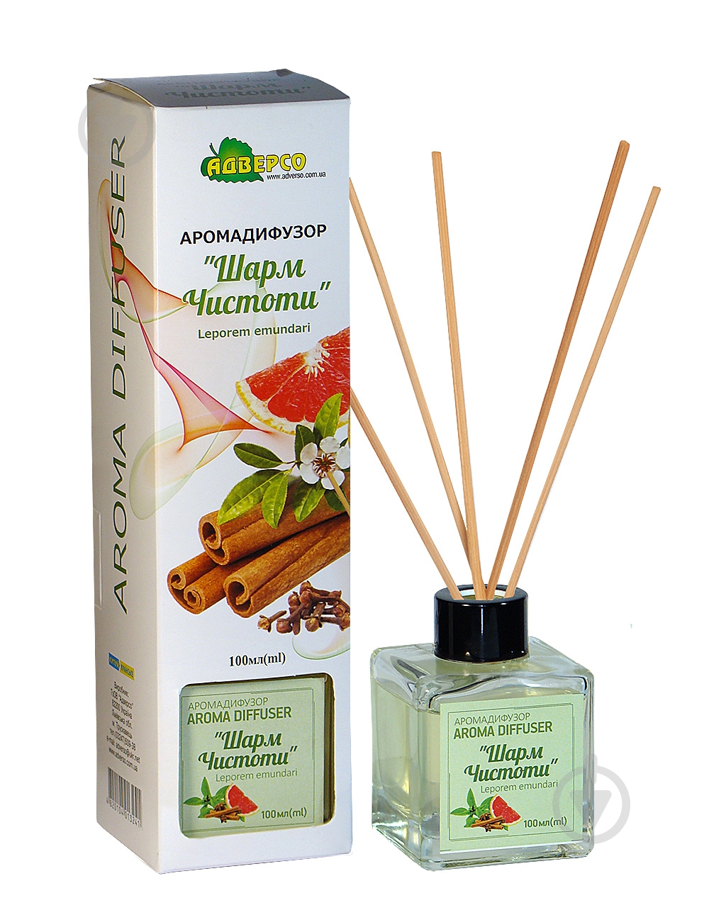 Аромадиффузор Адверсо Шарм чистоты 100 мл - фото 1