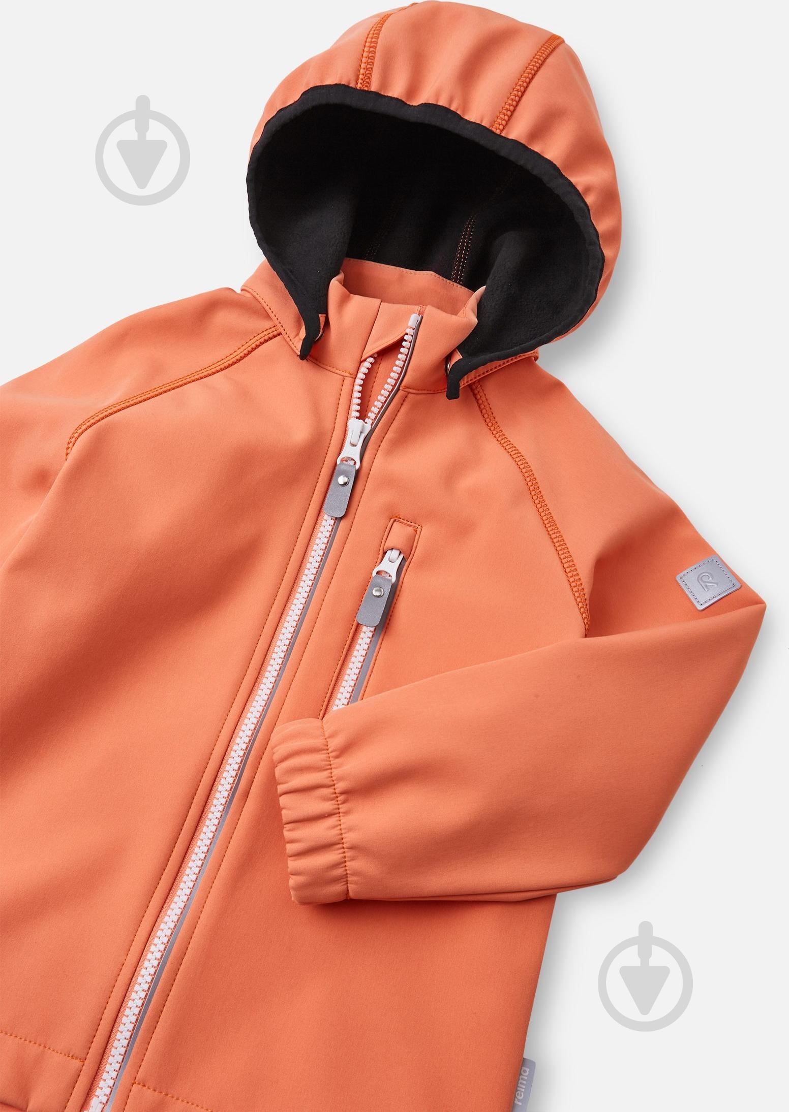 Куртка для девочек Reima Softshell Vantti р.86 оранжевый 5100009A-3230 - фото 4 Куртка для девочек Reima Softshell Vantti р.86 оранжевый 5100009A-3230 - фото 4