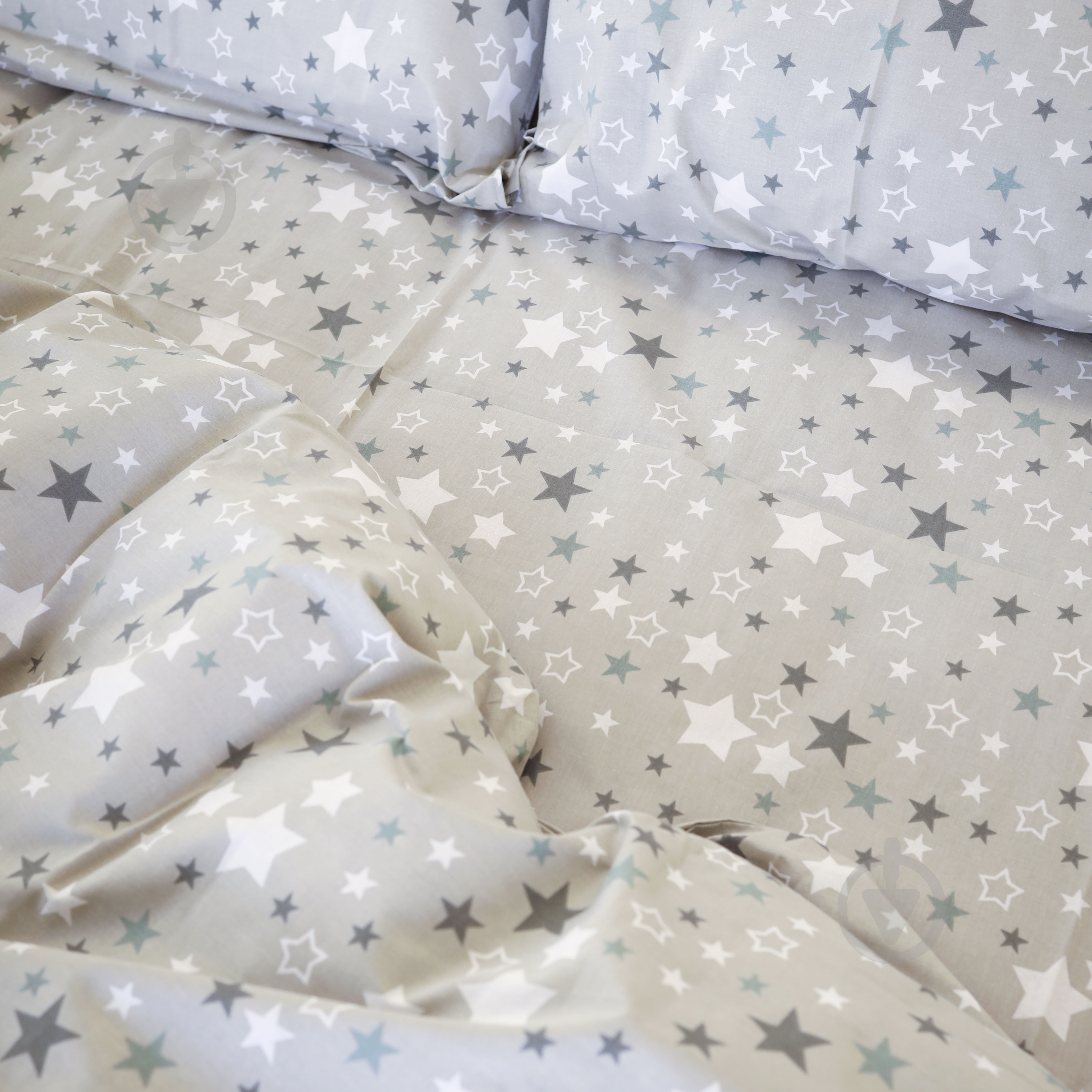 Підковдра Бязь 17-0660 Gray sky 143x210 см сірий MirSon - фото 4 Підковдра Бязь 17-0660 Gray sky 143x210 см сірий MirSon - фото 4