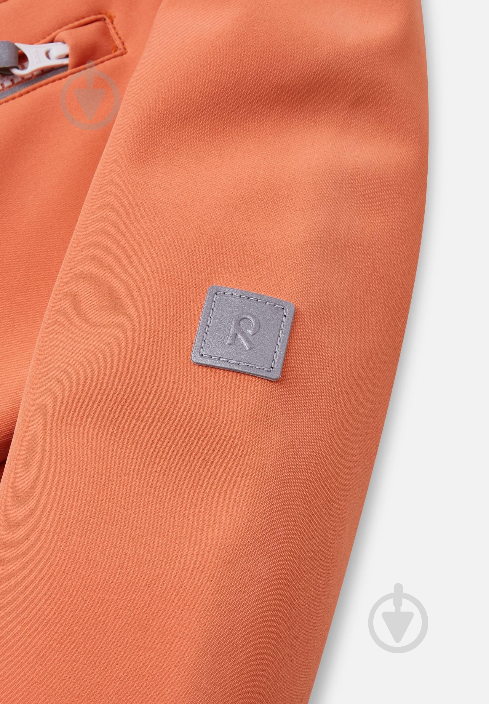 Куртка для девочек Reima Softshell Vantti р.92 оранжевый 5100009A-3230 - фото 7