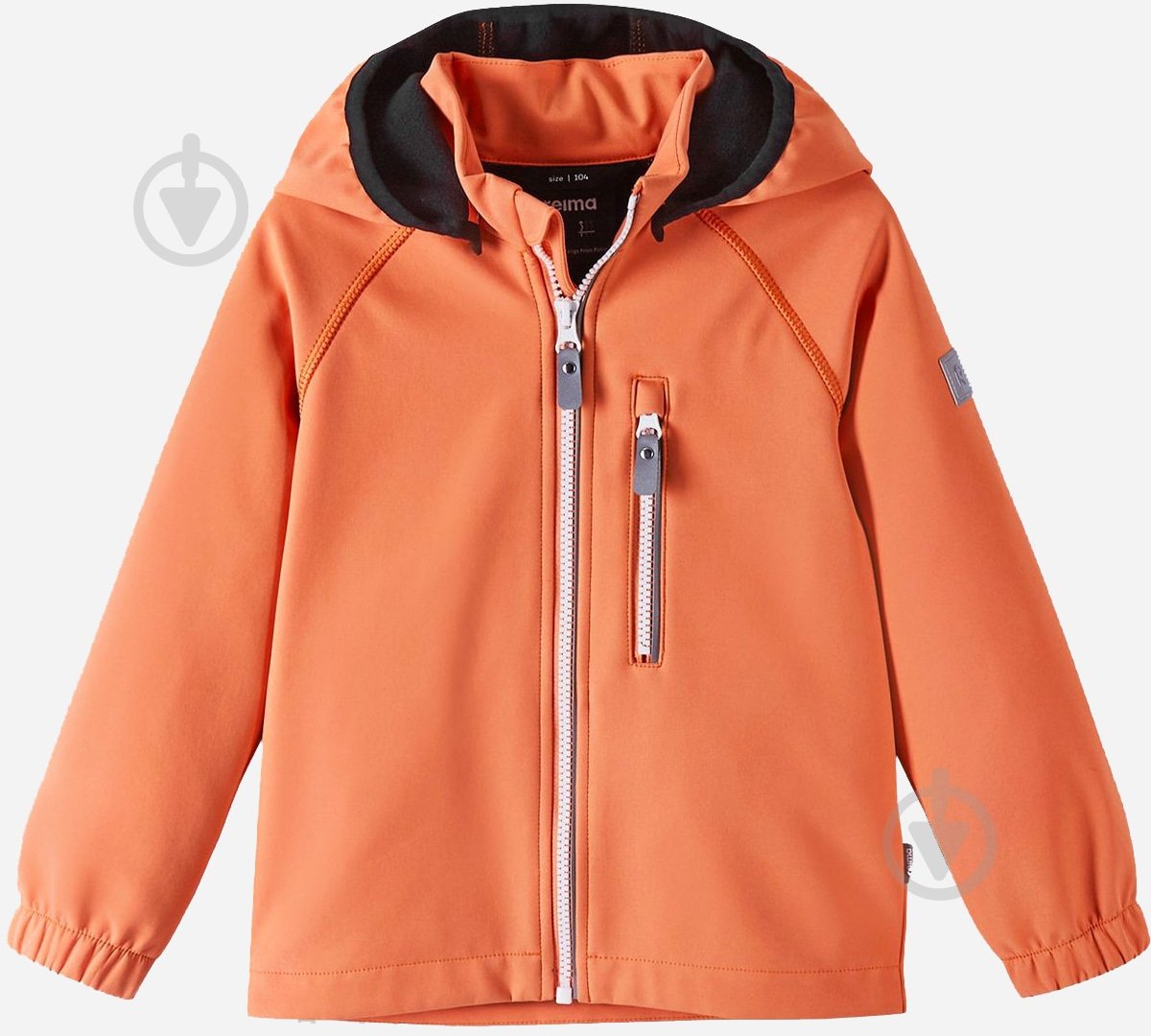 Куртка для девочек Reima Softshell Vantti р.80 оранжевый 5100009A-3230 - фото 3 Куртка для девочек Reima Softshell Vantti р.80 оранжевый 5100009A-3230 - фото 3
