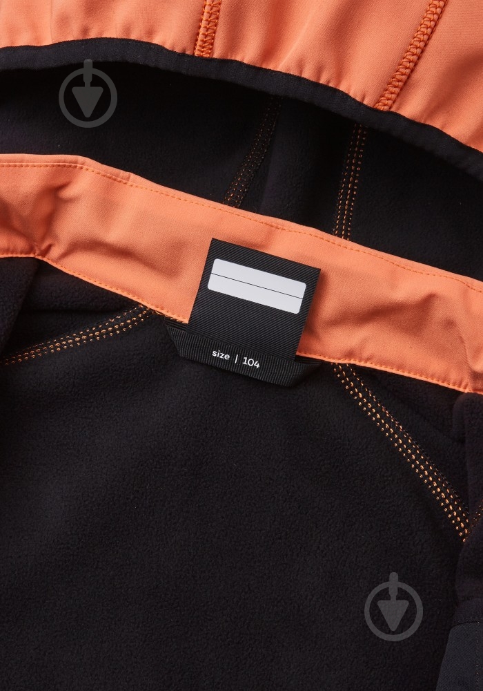 Куртка для девочек Reima Softshell Vantti р.80 оранжевый 5100009A-3230 - фото 6 Куртка для девочек Reima Softshell Vantti р.80 оранжевый 5100009A-3230 - фото 6