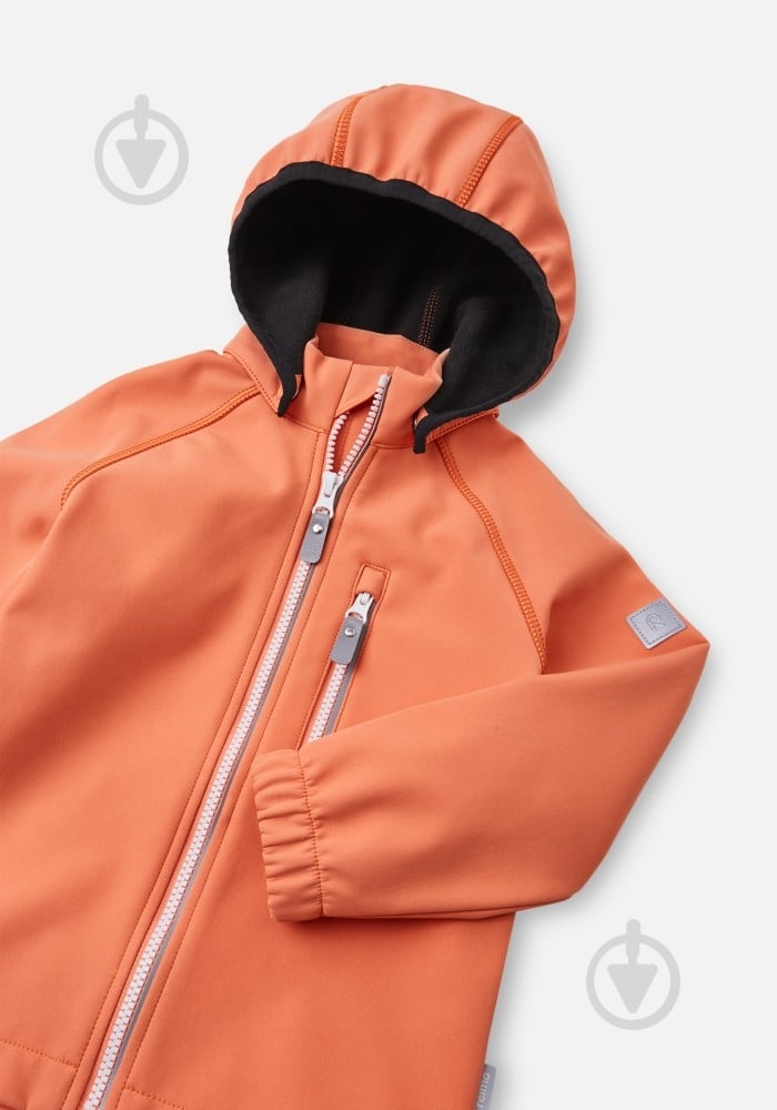 Куртка для девочек Reima Softshell Vantti р.80 оранжевый 5100009A-3230 - фото 8 Куртка для девочек Reima Softshell Vantti р.80 оранжевый 5100009A-3230 - фото 8