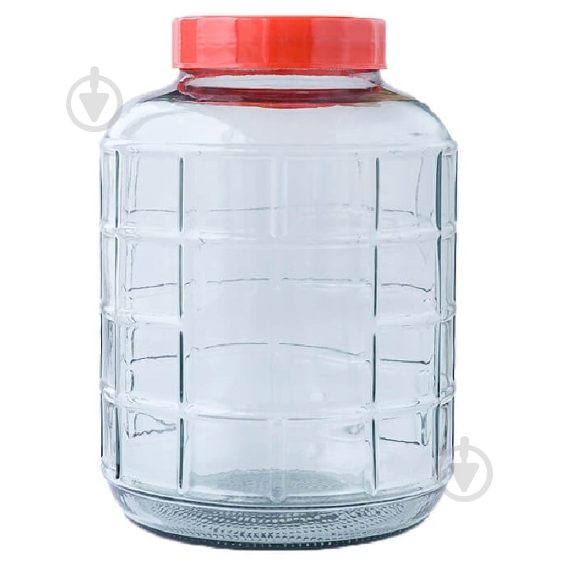 Бутель скляний із кришкою 24,5 л (в комплекті гідрозатвор та стропа) - фото 1