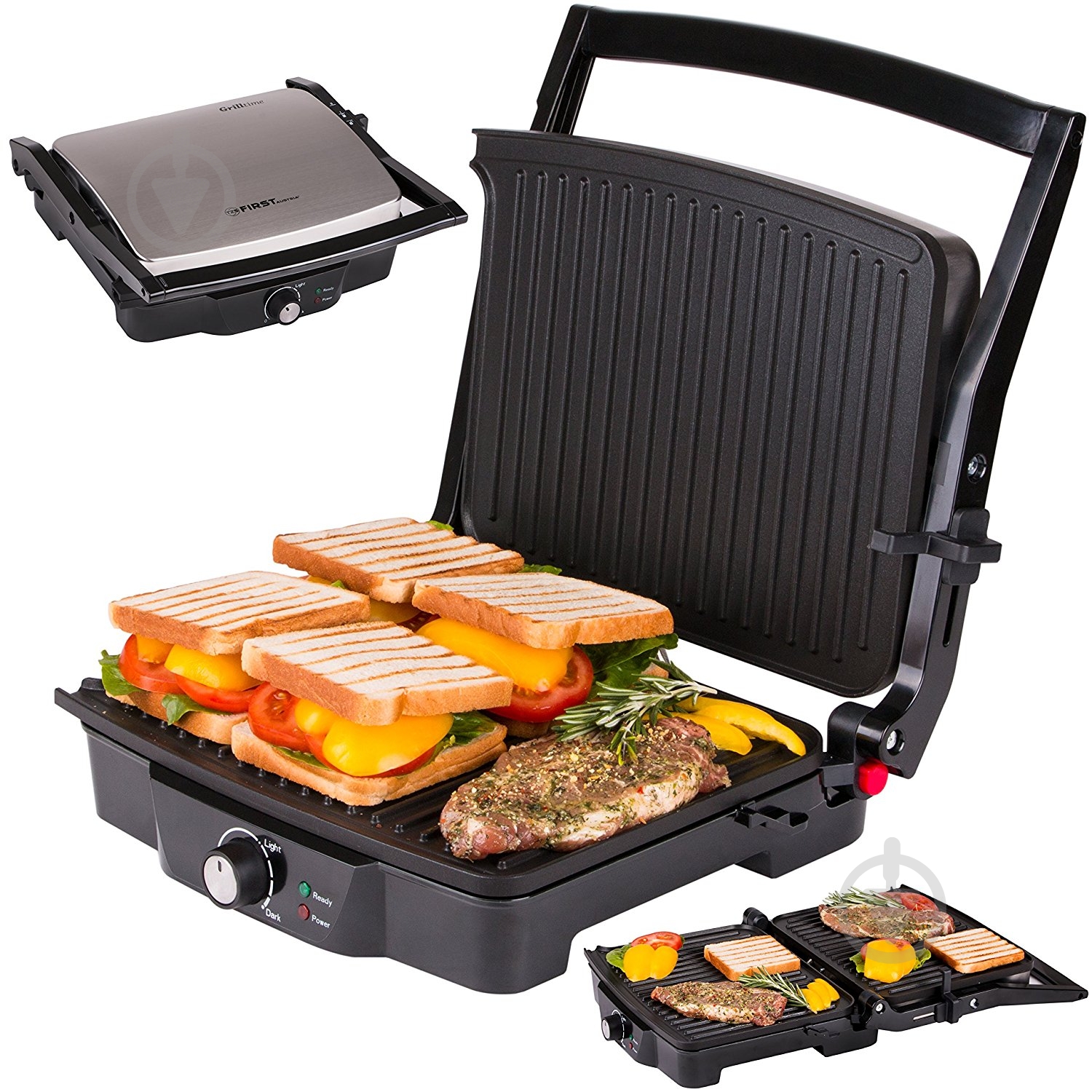 Гриль электрический First FA-5344-1 - фото 1 Гриль электрический First FA-5344-1 - фото 1