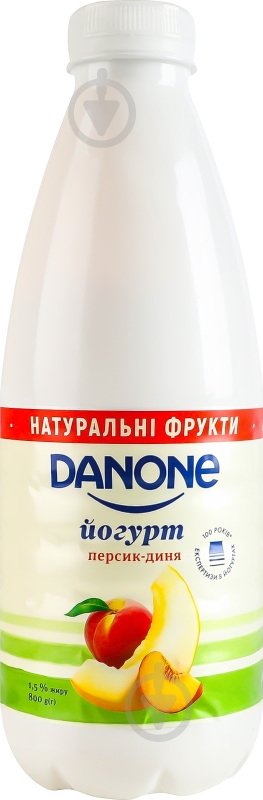 Йогурт Danone Персик-дыня 800 г - фото 1