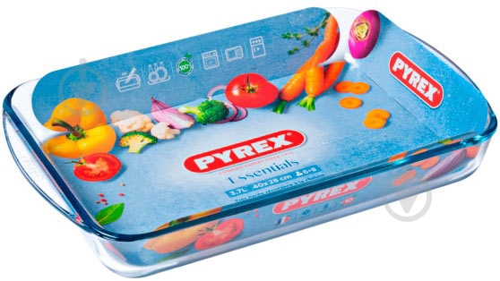 Форма для запекания Pyrex Essentials 40 х 27 см (239B000) - фото 2 Форма для запекания Pyrex Essentials 40 х 27 см (239B000) - фото 2