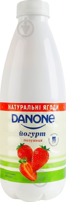 Йогурт Danone Клубника 800 г - фото 1