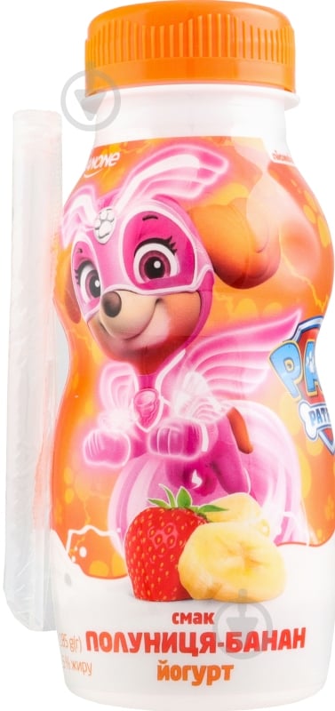 Йогурт Растішка Клубника-банан 185 г - фото 1