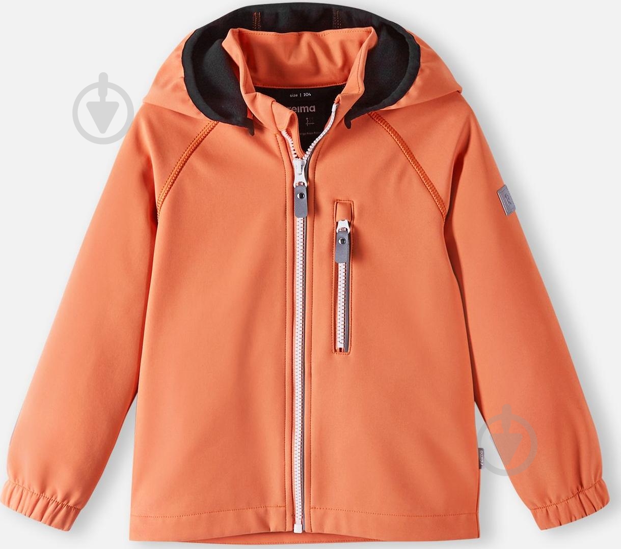 Куртка для девочек Reima Softshell Vantti р.128 оранжевый 5100009A-3230 - фото 1 Куртка для девочек Reima Softshell Vantti р.128 оранжевый 5100009A-3230 - фото 1