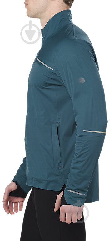 Ветровка мужская демисезонная Asics BEST JACKET 154497-8094 р.M синяя - фото 3 Ветровка мужская демисезонная Asics BEST JACKET 154497-8094 р.M синяя - фото 3