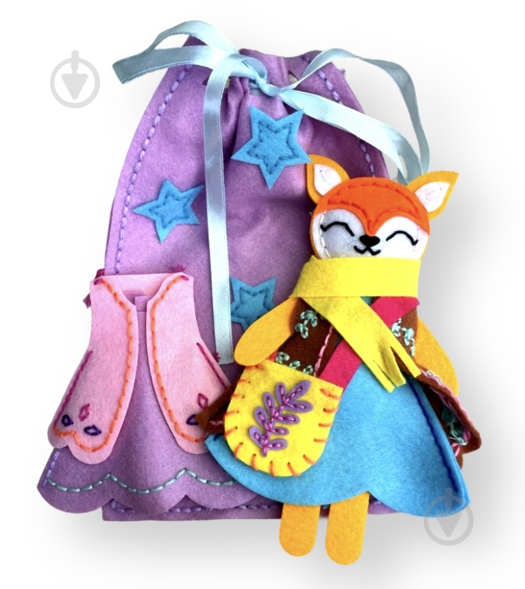 Набір Apli Krapli Зший сам іграшку з фетру Лисичка ЗІ-03 - фото 1