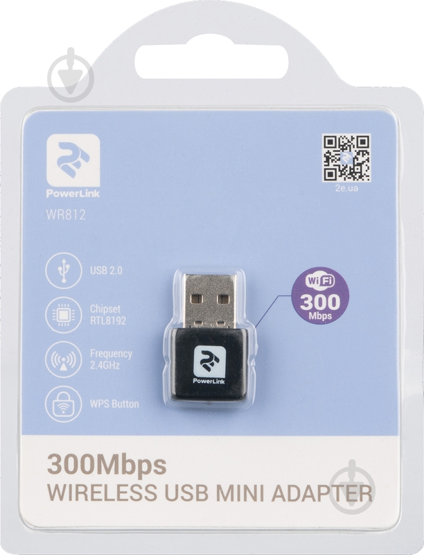 Wi-Fi-адаптер 2E PowerLink WR812 N300 2E-WR812 - фото 4 Wi-Fi-адаптер 2E PowerLink WR812 N300 2E-WR812 - фото 4