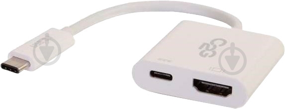 Адаптер C2G USB-C / HDMI - USB-C белый (CG80493) - фото 1 Адаптер C2G USB-C / HDMI - USB-C белый (CG80493) - фото 1