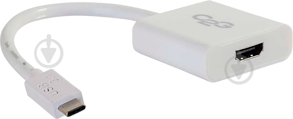 Адаптер C2G USB-C / HDMI белый (CG80516) - фото 3 Адаптер C2G USB-C / HDMI белый (CG80516) - фото 3