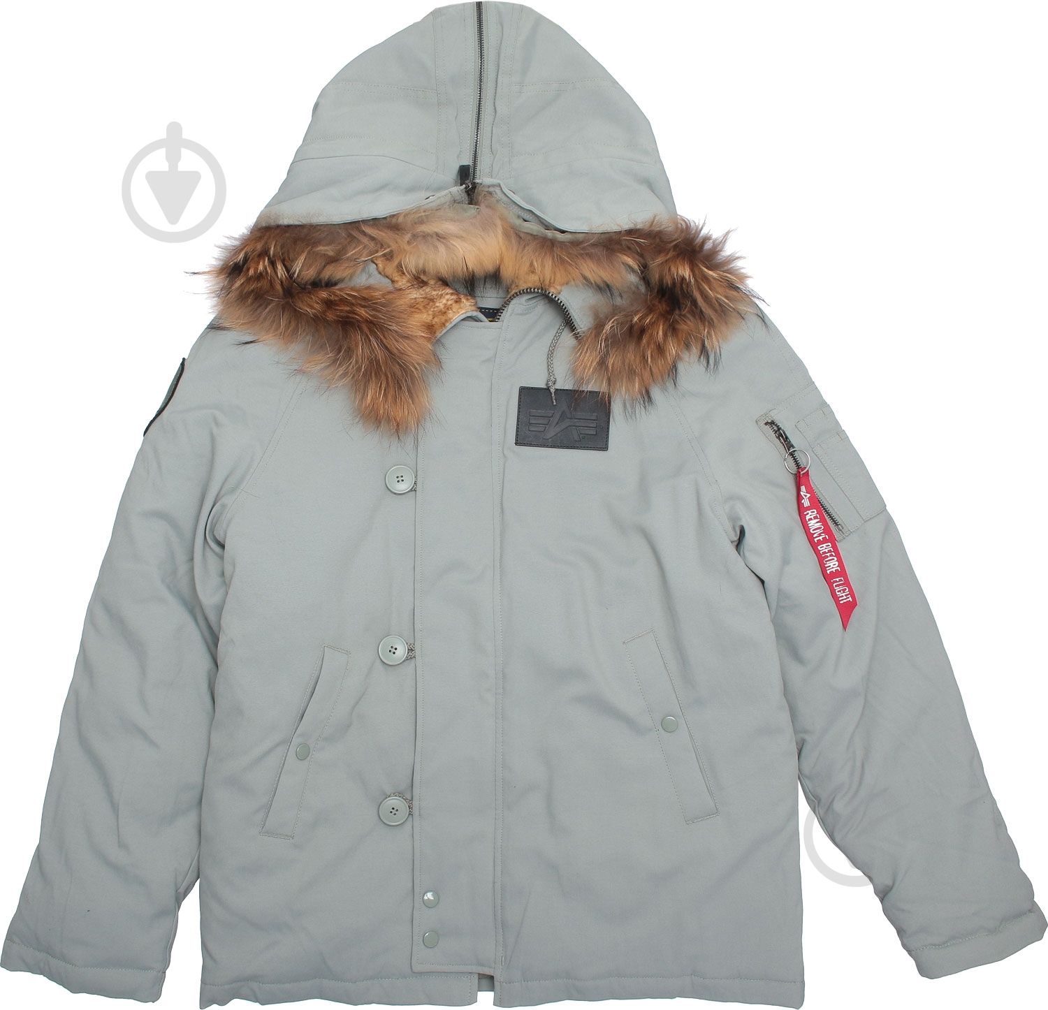 Куртка-парка мужская зимняя Alpha Industries N-2B Elevon AL-IND-N2B-EL-GR р.M grey - фото 7