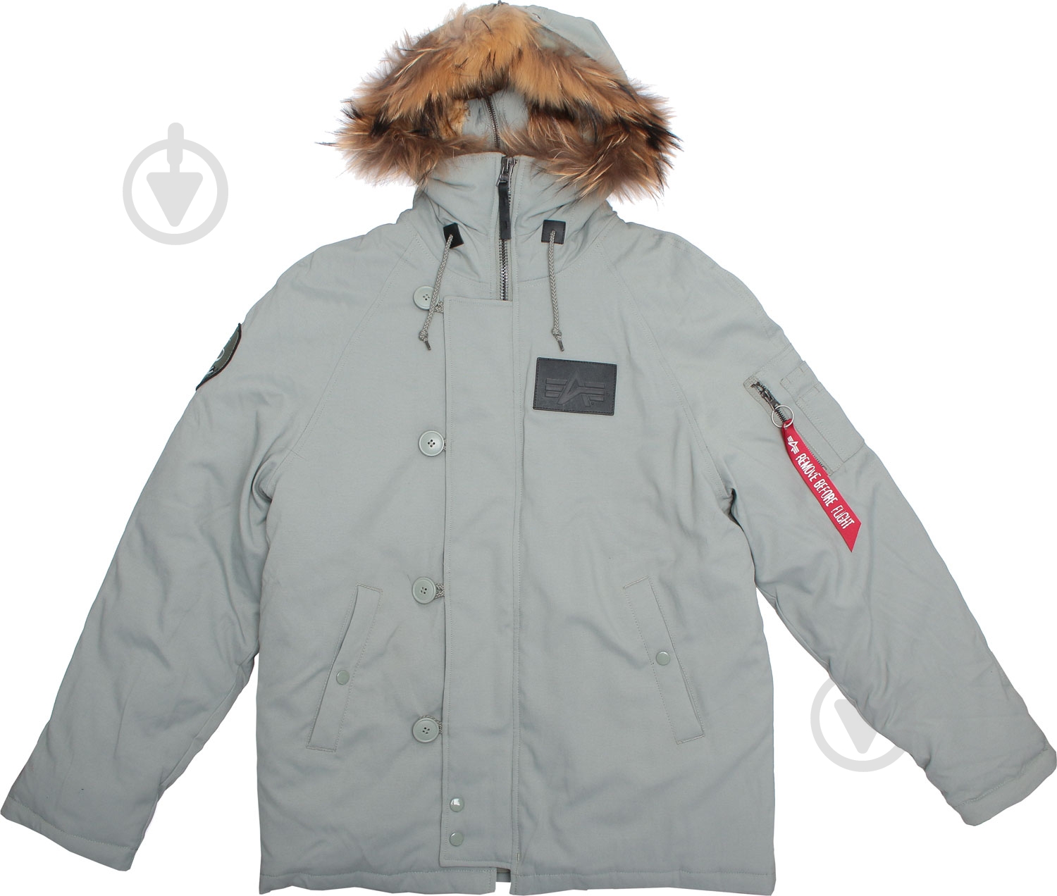Куртка-парка мужская зимняя Alpha Industries N-2B Elevon AL-IND-N2B-EL-GR р.M grey - фото 2
