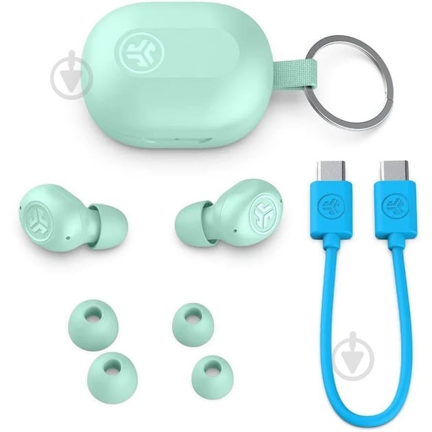 Наушники JLab JBuds Mini True Wireless blue (IEUEBJBMINIRMNT124) - фото 5 Наушники JLab JBuds Mini True Wireless blue (IEUEBJBMINIRMNT124) - фото 5
