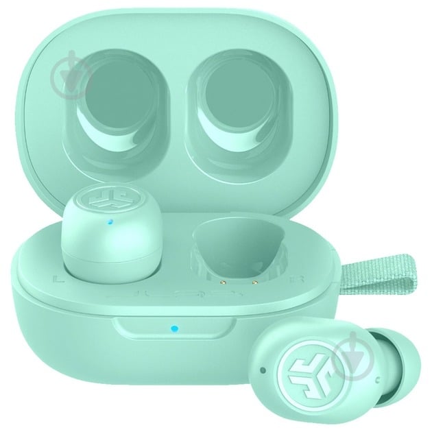 Наушники JLab JBuds Mini True Wireless blue (IEUEBJBMINIRMNT124) - фото 1 Наушники JLab JBuds Mini True Wireless blue (IEUEBJBMINIRMNT124) - фото 1