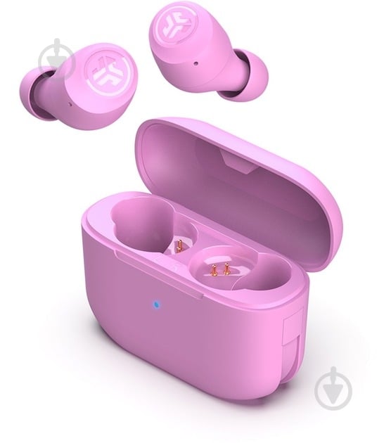 Навушники JLab Go Air Pop True Wireless Earbuds pink (IEUEBGAIRPOPRPNK124) - фото 1
