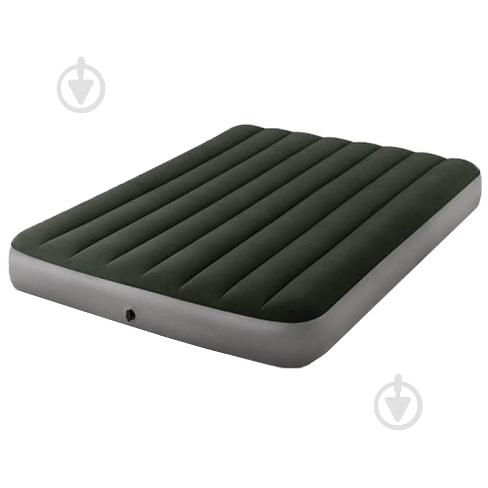 Ліжко надувне Intex Prestige Downy 64109 203х152 см зелено-сірий - фото 2