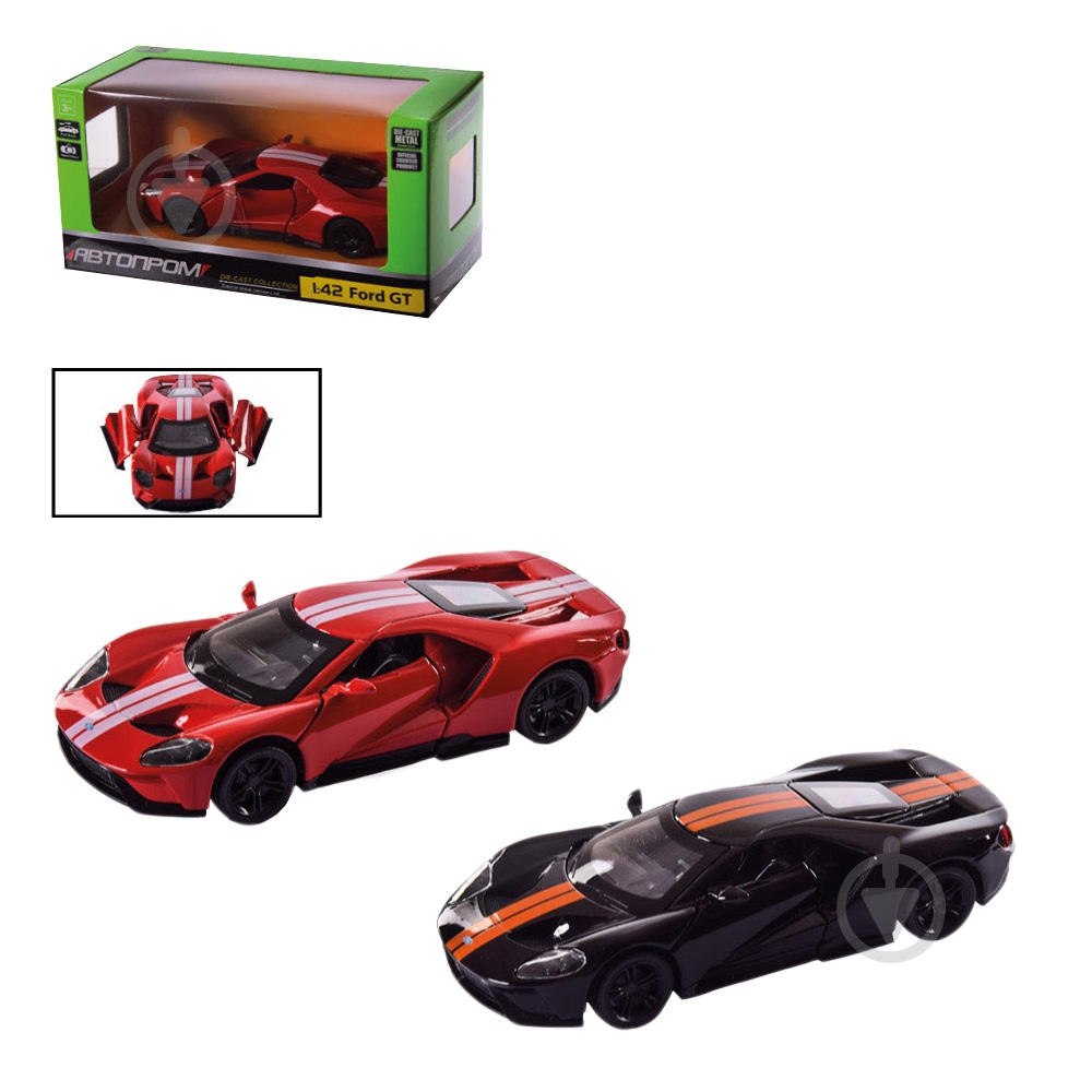 Машинка Автопром Ford GT 4351 - фото 1 Машинка Автопром Ford GT 4351 - фото 1