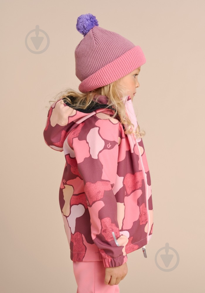 Куртка для дівчаток Reima Softshell Vantti р.122 рожевий 5100009B-4377 - фото 9