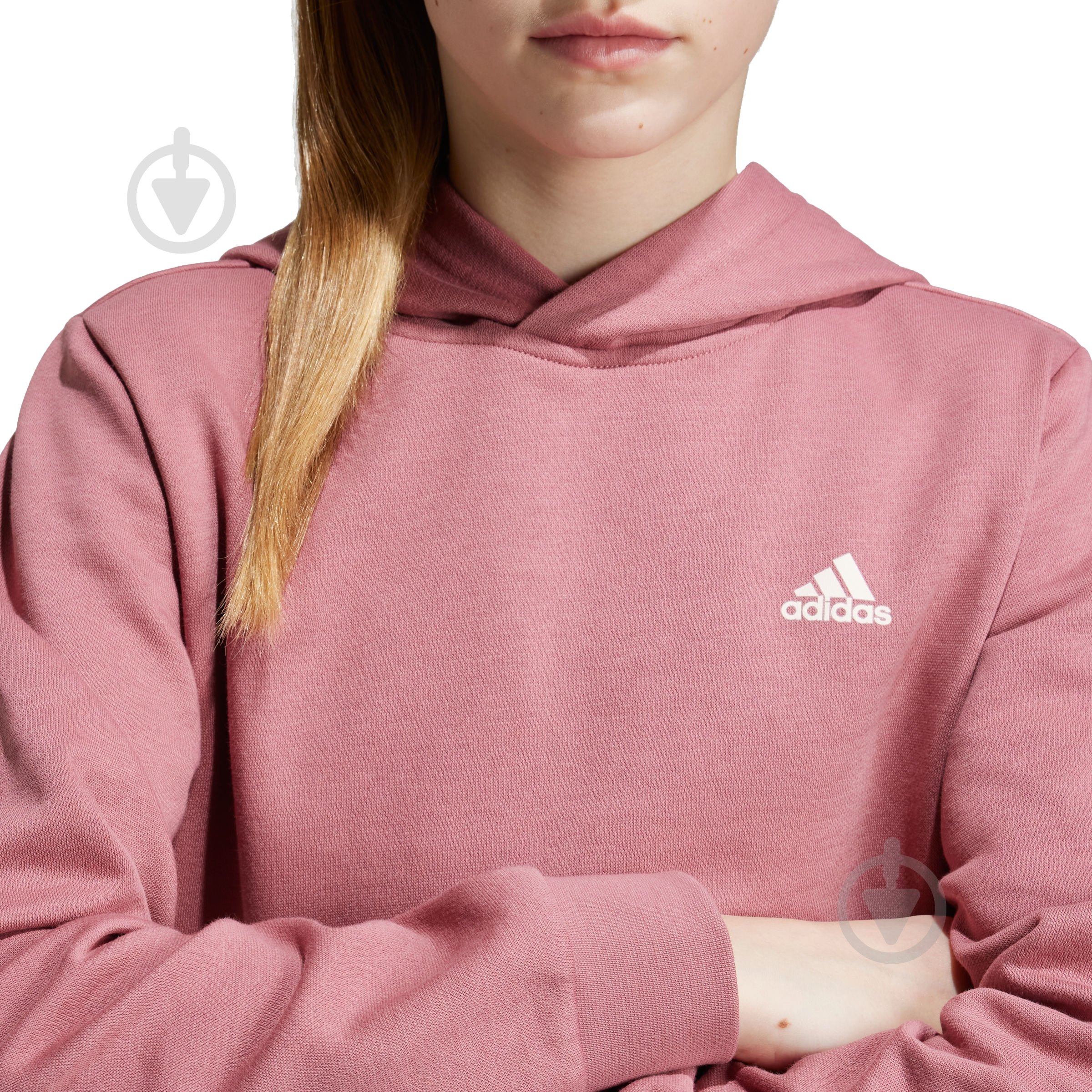 Джемпер Adidas J SL FC FL HD IX9509 р.152 червоний - фото 3