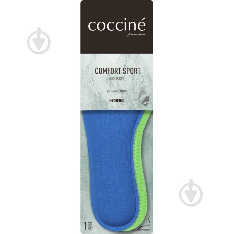 Стельки Comfort Sport COCCINE р.35-36 синий - фото 1
