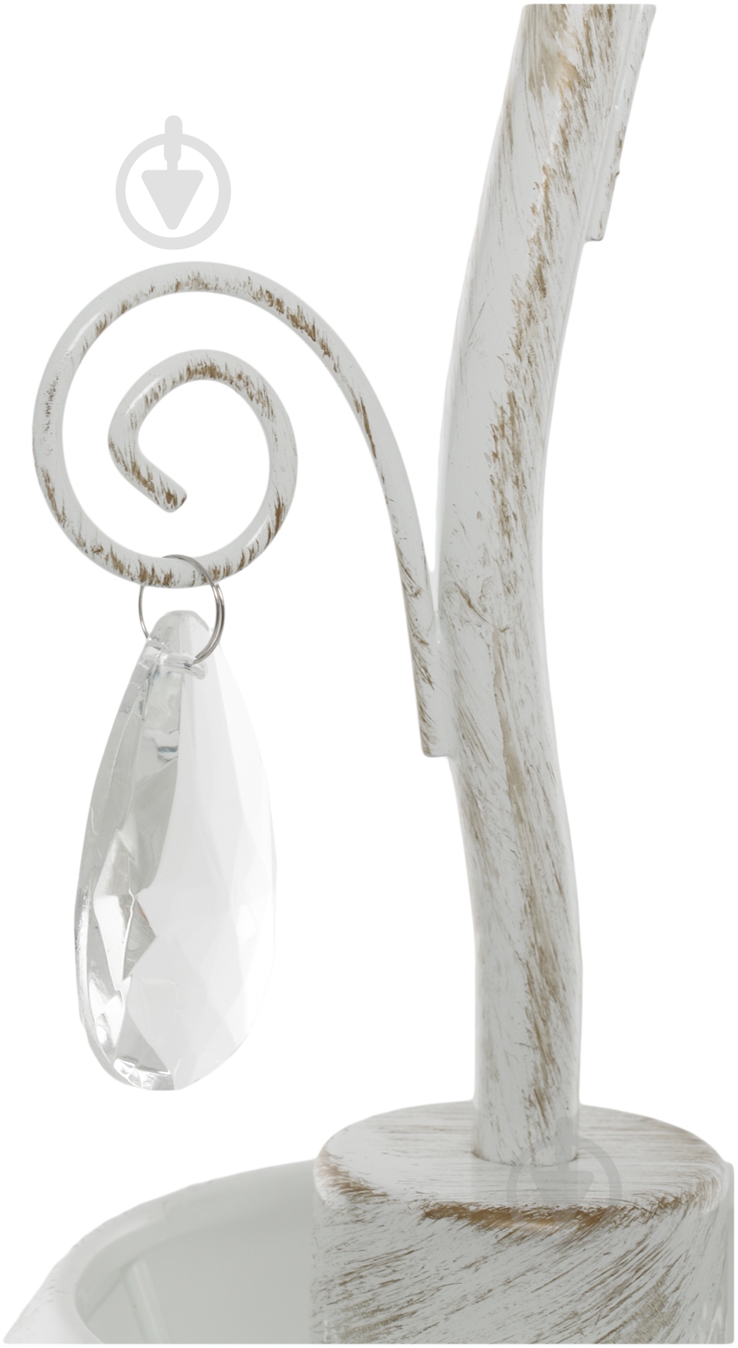 Подвес Crystal Lux 1xE27 белый - фото 2