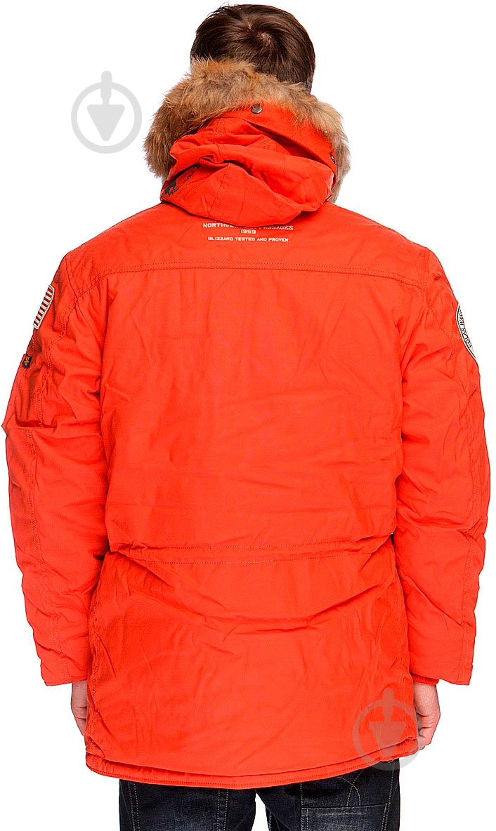 Куртка-парка мужская зимняя Alpha Industries Polar Jacket AL-IND-PJ-R р.XXXL red - фото 2