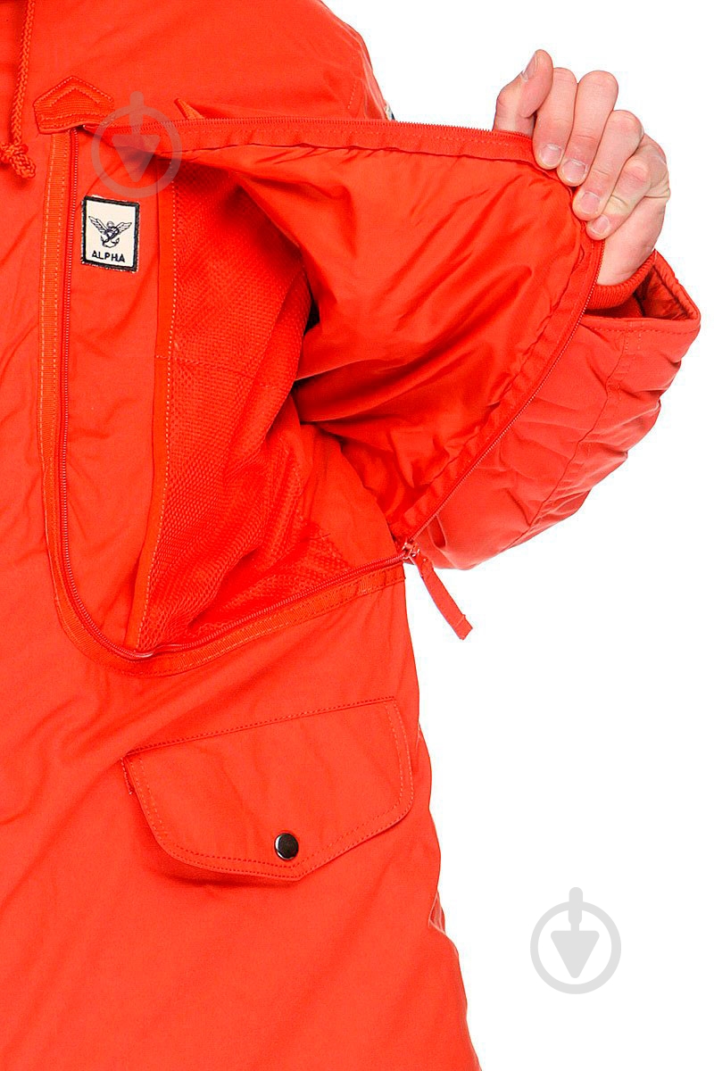 Куртка-парка мужская зимняя Alpha Industries Polar Jacket AL-IND-PJ-R р.XXXL red - фото 3